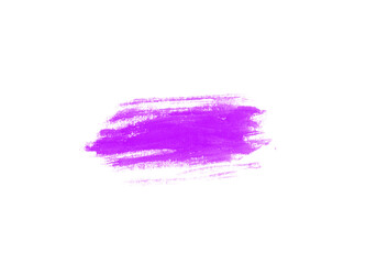 Beautiful isolated purple paint brush for painting