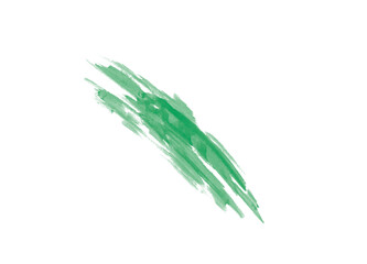 Obraz na płótnie Canvas Green stroke brushes for painting