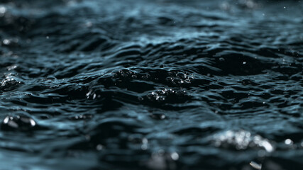 Texture of water waves, close-up.
