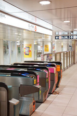 丸の内線新宿三丁目駅の改札口