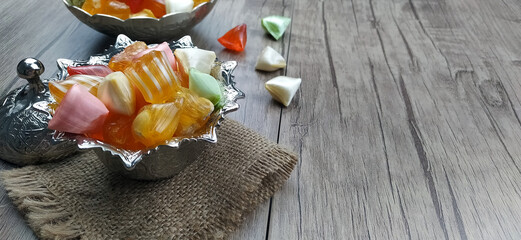 Traditional rock candy, Turkish Sweet Sugar Ramadan (Ramadan) Dishes.
