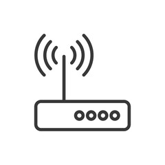 WIFI modem icon. Router symbol modern, simple, vector, icon for website design, mobile app, ui. Vector Illustration