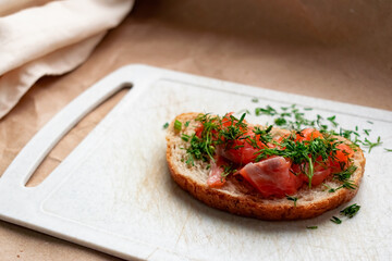bruschetta with tomato