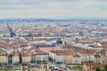 Vue de Lyon Bellecour