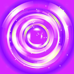 Illustration of abstract background with blurred magic lights