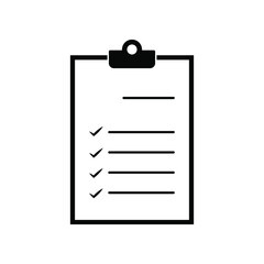 Clipboard Vector  Icons. Contains such Icons as Contact, Checklist, Petition and more. on blank background. eps10