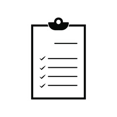 Clipboard Vector  Icons. Contains such Icons as Contact, Checklist, Petition and more. on blank background. eps10