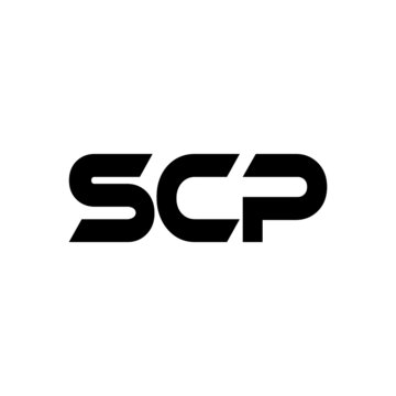 SCP letter logo design in illustration. Vector logo, calligraphy