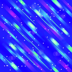 Illustration of abstract background with blurred magic lights