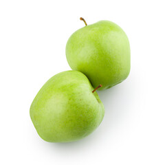 Two green apple