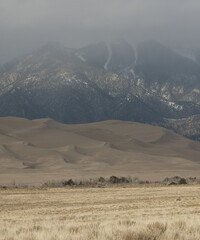 Storm over the Rocky Mountains, Great Sand Dunes National Park