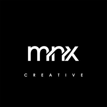 MNX Letter Initial Logo Design Template Vector Illustration