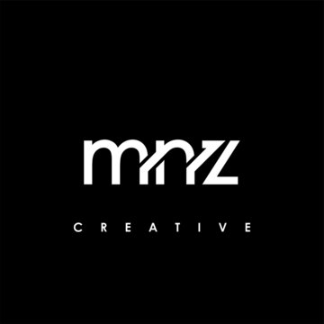 MNZ Letter Initial Logo Design Template Vector Illustration