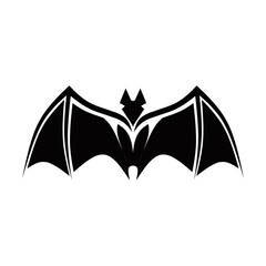 logo or bat silhouette, vector illustration