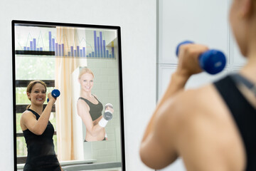 Smart Mirror Workout And Exercise Class