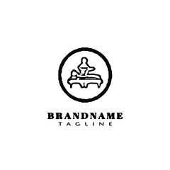 patient logo icon design template vector illustration