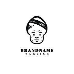 people acupuncture logo icon design template vector illustration