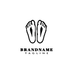 foot logo design template icon vector illustration