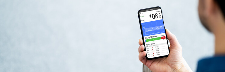Continuous Blood Sugar Glucose Measuring App