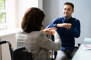 Learning Sign Language For Deaf People