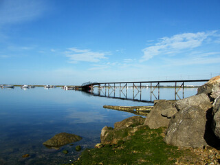 Obraz premium ponte de madeira