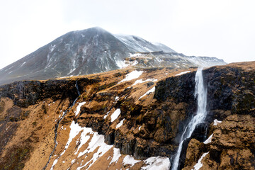 Iceland, Waterfall in Snæfellsjökull National Park - 436387609