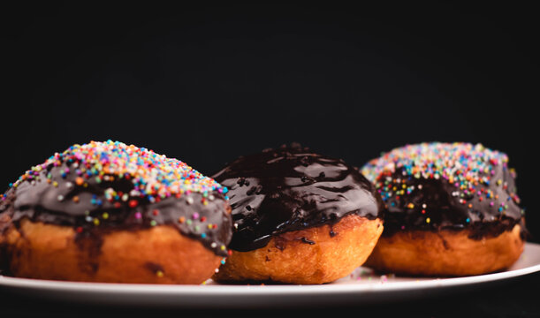 donas chispas de colores 
