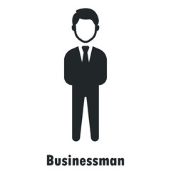 business man icon design vector