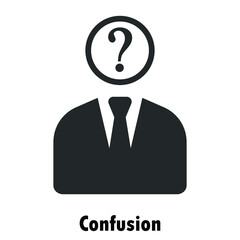 question, confusion, query, icon design vector