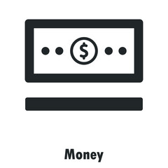 money, dollar, currency icon design vector