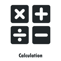 calculator icon design vector graphics