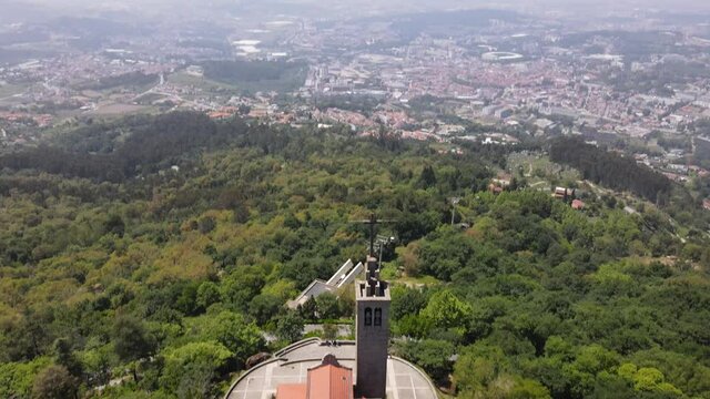 The view from the church on top of the mountain