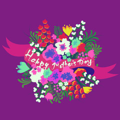 Fototapeta premium happy mother's day