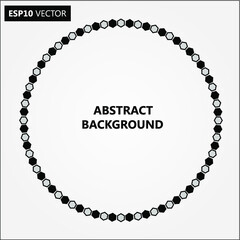 Naklejka premium Design spiral backdrop. Abstract monochrome background. No gradient