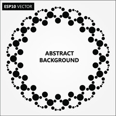 Design spiral backdrop. Abstract monochrome background. No gradient