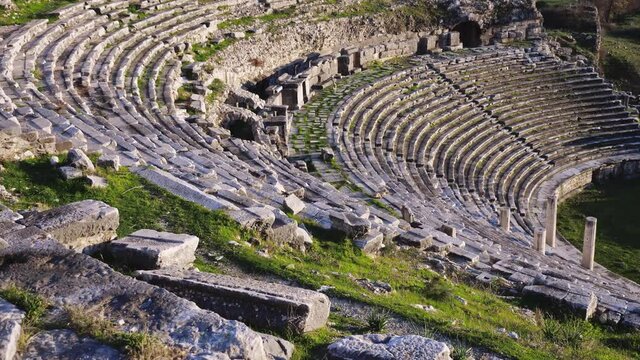 The greatness of the Theater Miletus in Turkey.
