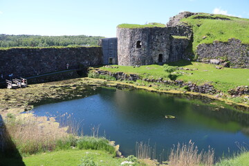 Pond of Bohus f&auml;stning nearby Gothenburg, Sweden