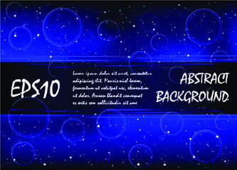 Illustration of abstract background with magic lights