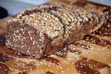 Rye bread, danish soft grain ryebread, rugbrød
