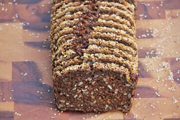 Rye bread, danish soft grain ryebread, rugbrød