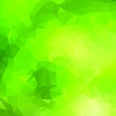 Fototapeta na wymiar abstract background with green polygon