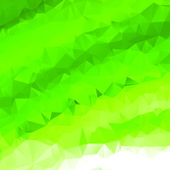 abstract background with green polygon