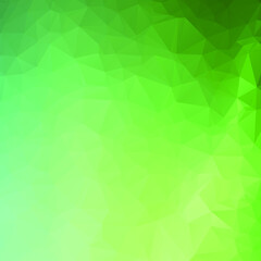 abstract background with green polygon