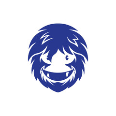Yeti mascot logo, good for School Club also Mascot logo