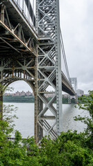 Fototapeta na wymiar George Washington Bridge Struture from NJ