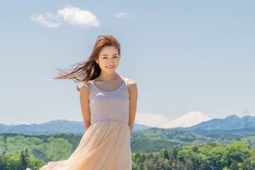Fototapeta premium 美しい日本女性