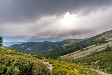 Panorámica del valle de la Barranca