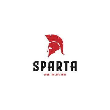 spartan logo design for logo template