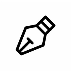 Pen icon with line style