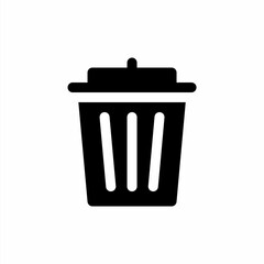 Trash icon with glyph style